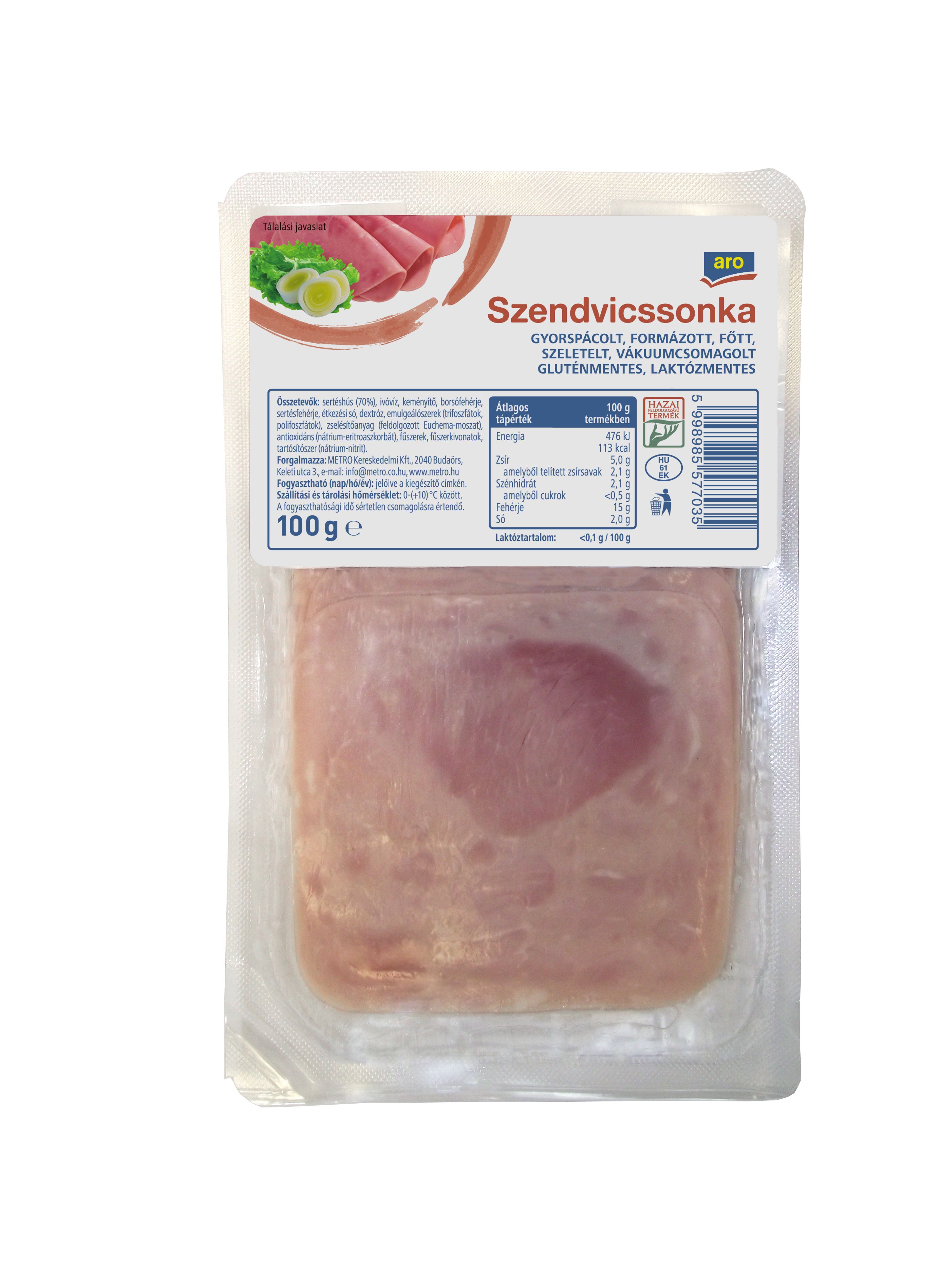 ARO Szendvicssonka szeletelt vcs. 100g